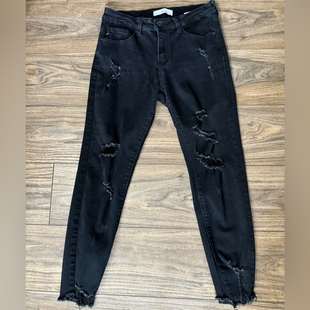 Kancan Skinny Distressed Jeans